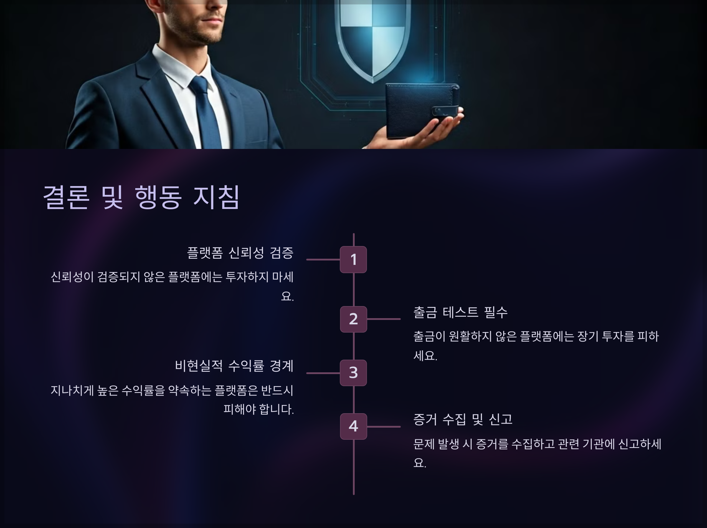 결론 및 행동 지침
