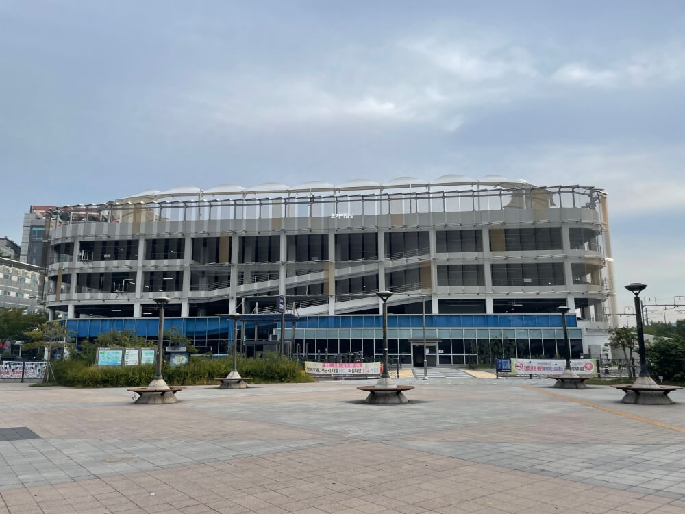 인천공항 장기 주차 저렴 방법 - 운서역 공영 주차장 모습