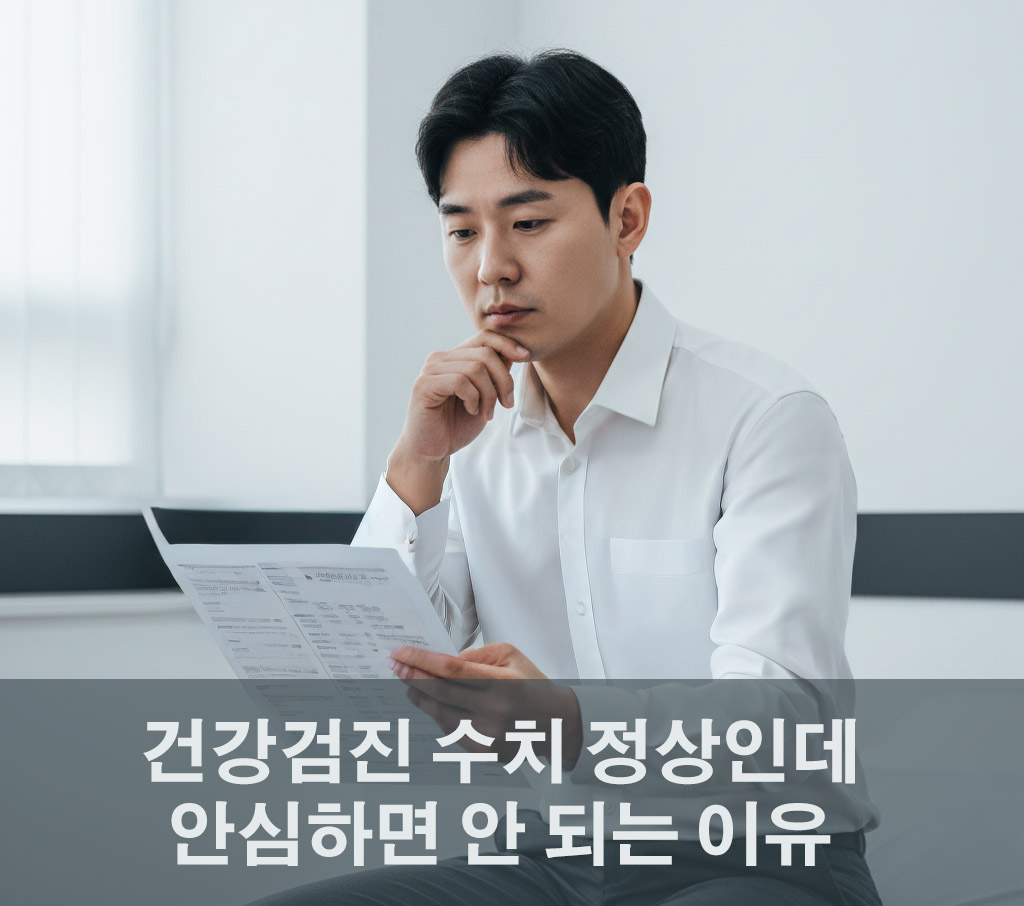 건강검진 수치 정상인데 안심하면 안 되는 이유