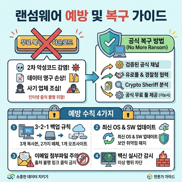 랜섬웨어 예방 및 복구 가이드