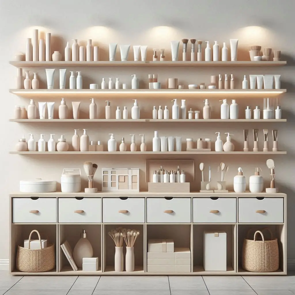 피부,체형관리 샵 배경