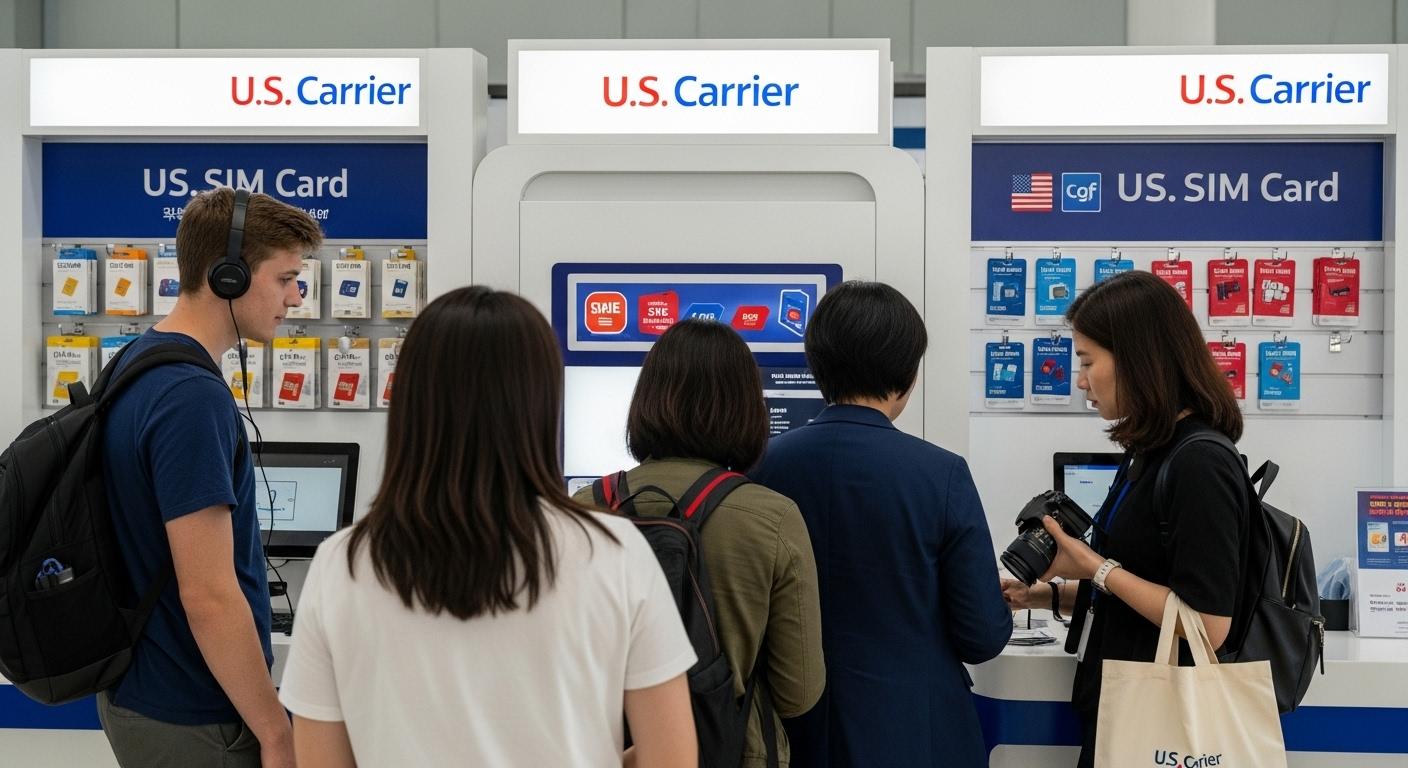 인천공항 미국 유심 구매