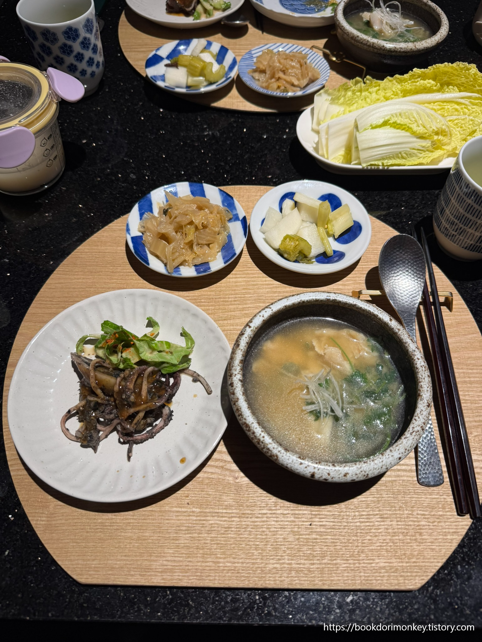 귀오징어+복어국