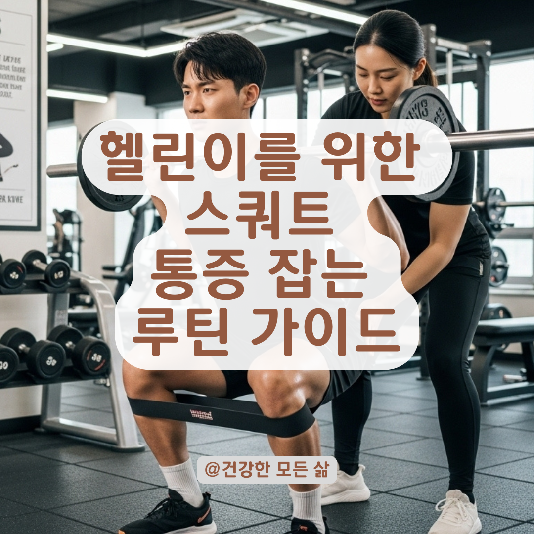 헬린이의 스쿼트 통증, 워밍업을 해도 아픈 이유와 해결법까지 정리.