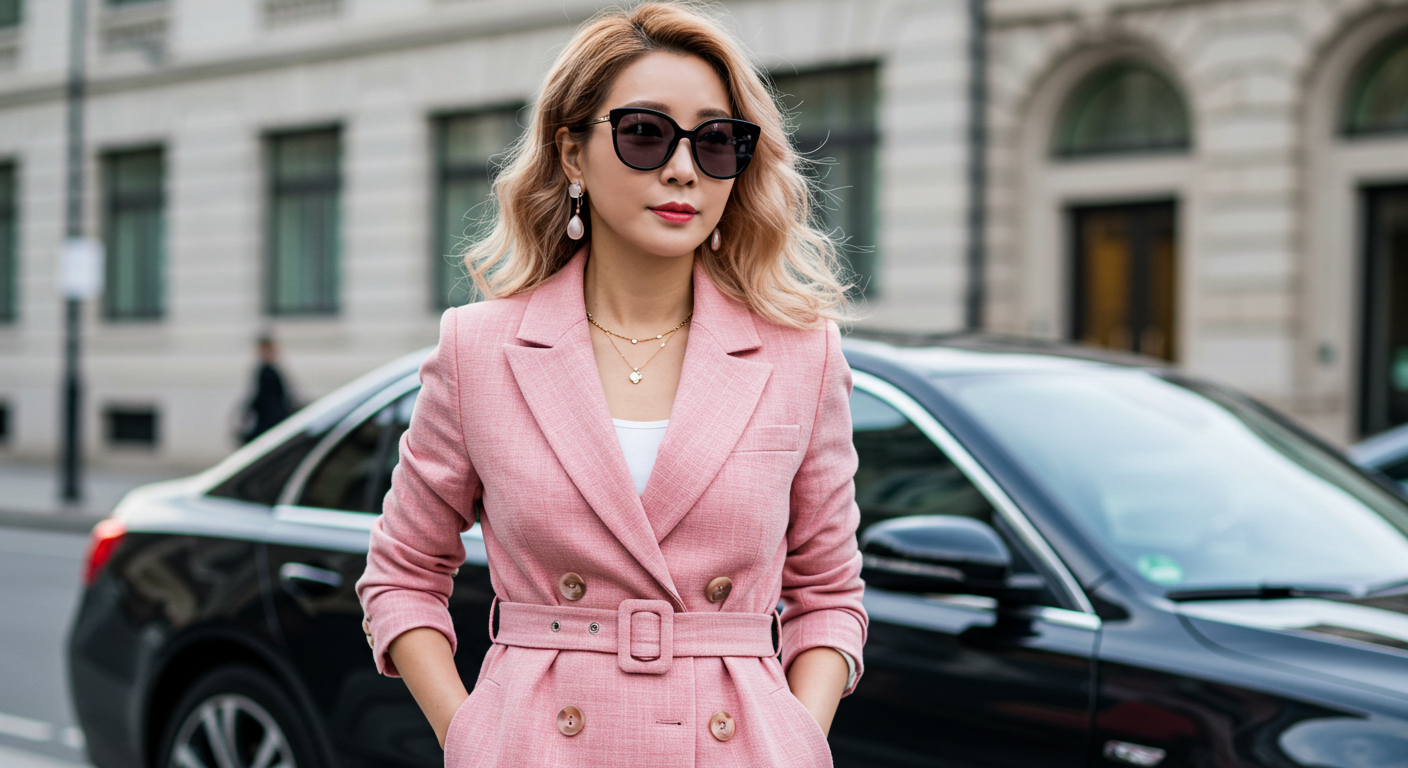 중년여성 나들이 패션