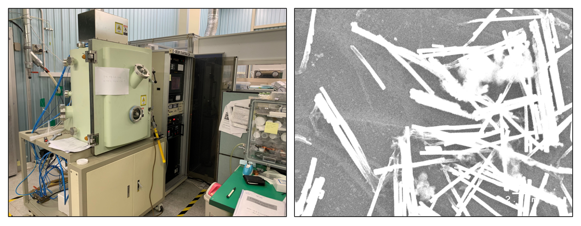 e-beam evaporator와 SEM