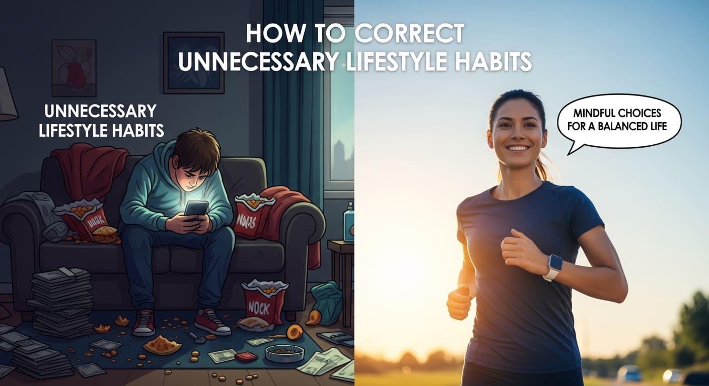 불필요한 생활습관의 교정 방법