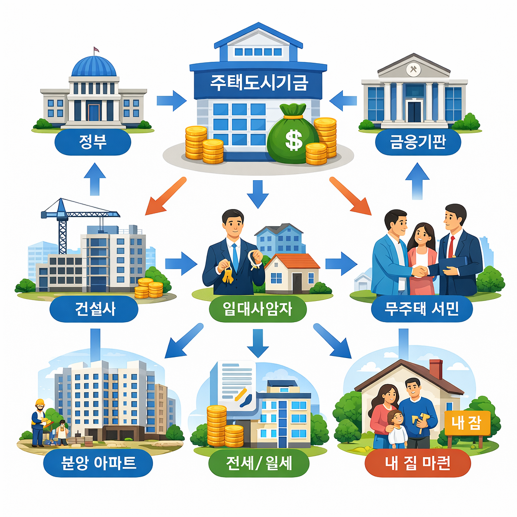 주택 도시 기금 대출 구조(정책 자금,소득요건,부채리스크)