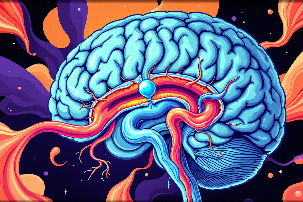 뇌동맥이 부풀어 오른 모습