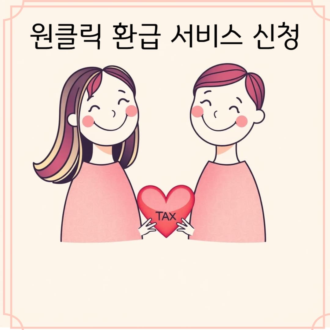 원클릭 환급 서비스 신청