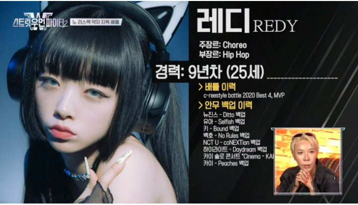 스트릿우먼파이터2출연진및배틀