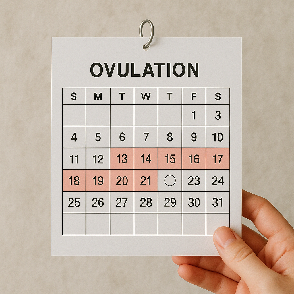 배란 시기 달력에 관한 사진