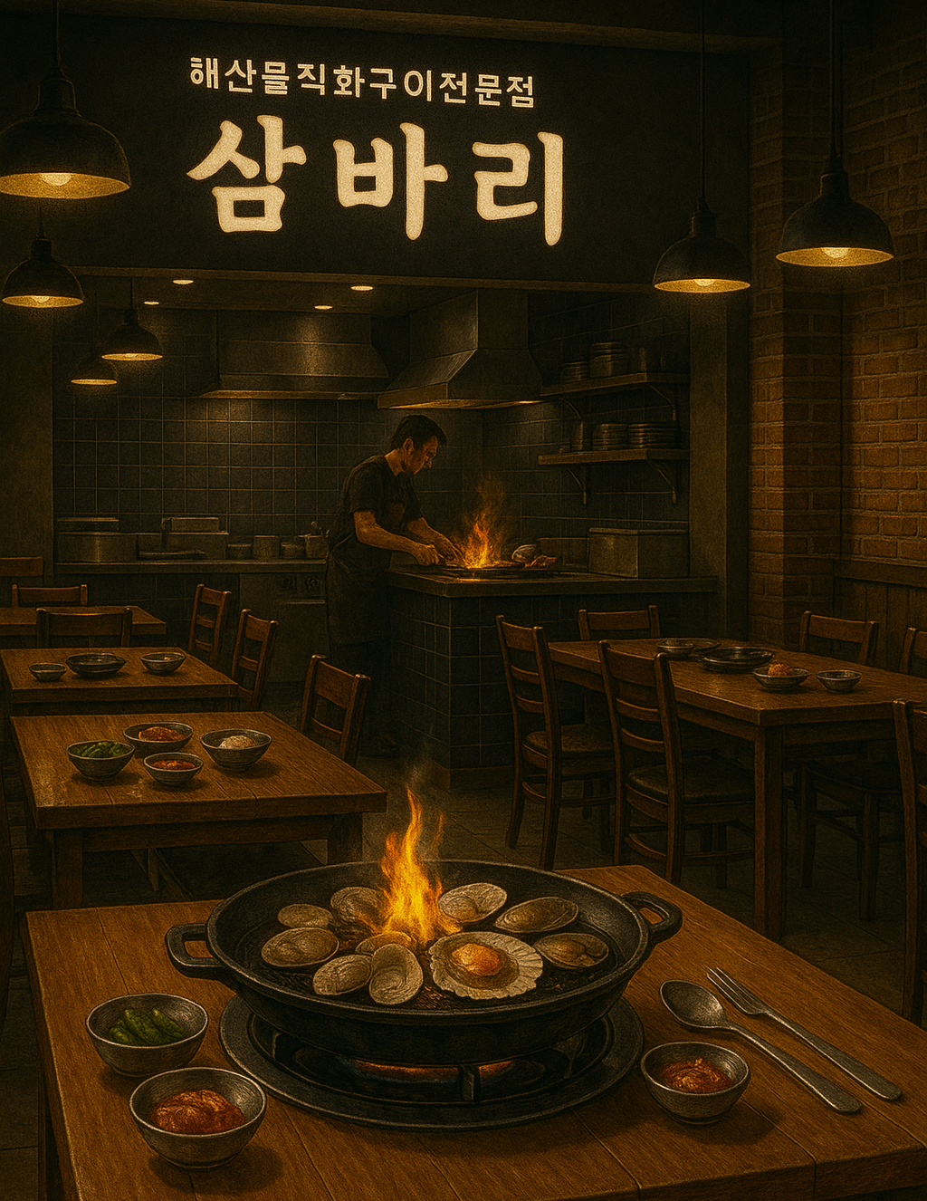 월 4천만원 수익? 해산물직화구이전문점삼바리 창업으로 승부수를 던져라!