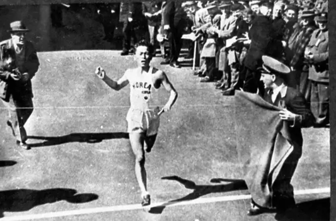 1947년 보스톤 마라톤, 서윤복 우승 (source: namu.wiki/)