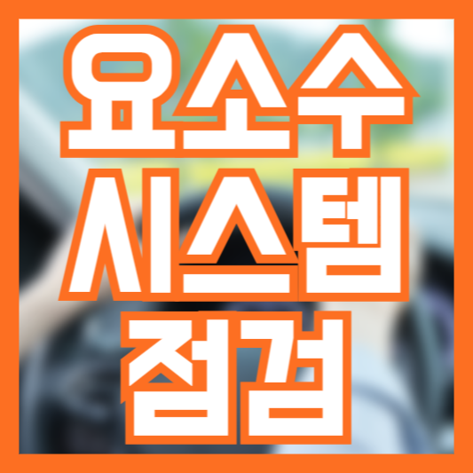 요소수 시스템 점검 경고등 원인 해결법