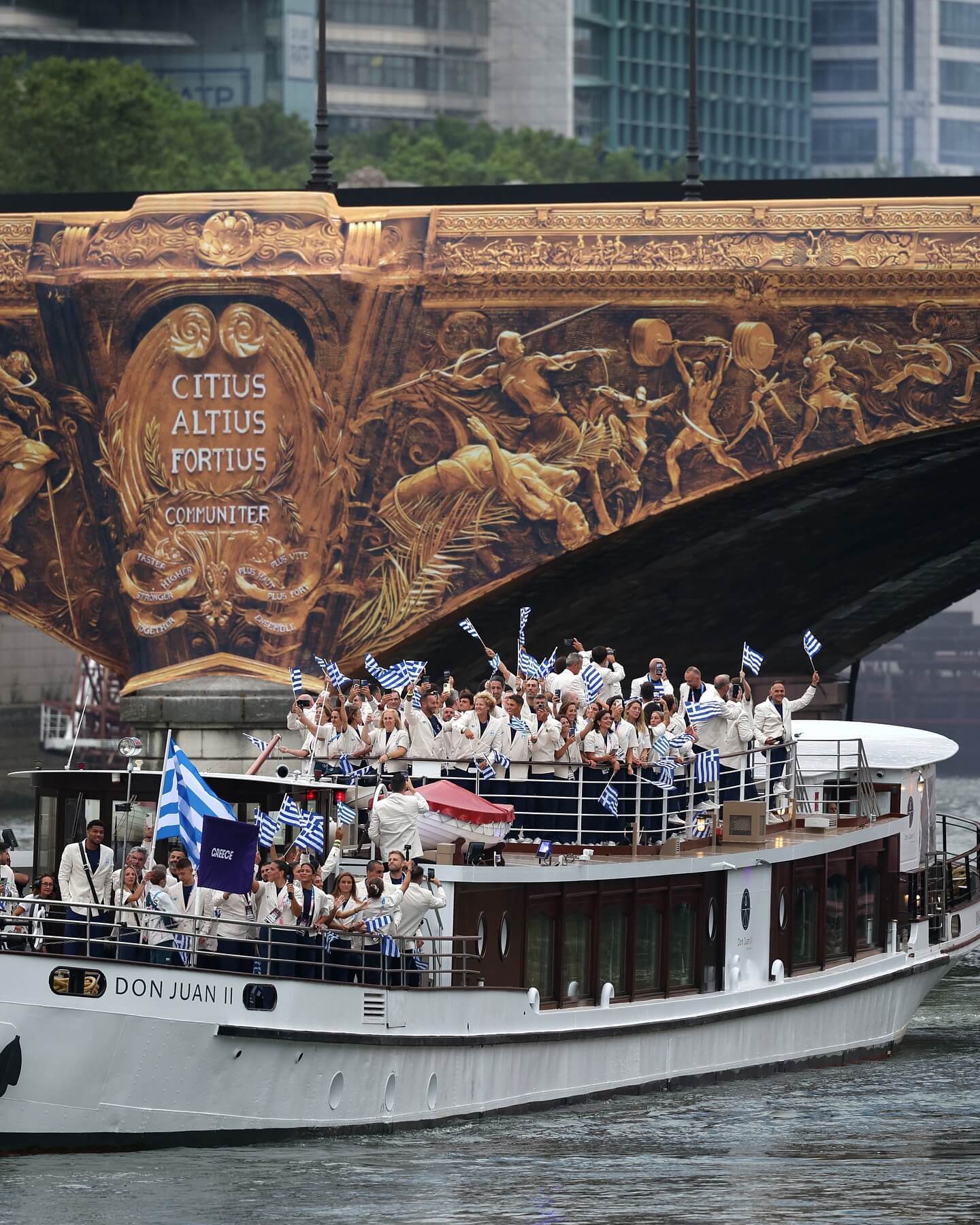 2024 파리올림픽 개막식 그리스 선수단 입장