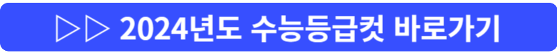 2024년도 수능등급컷