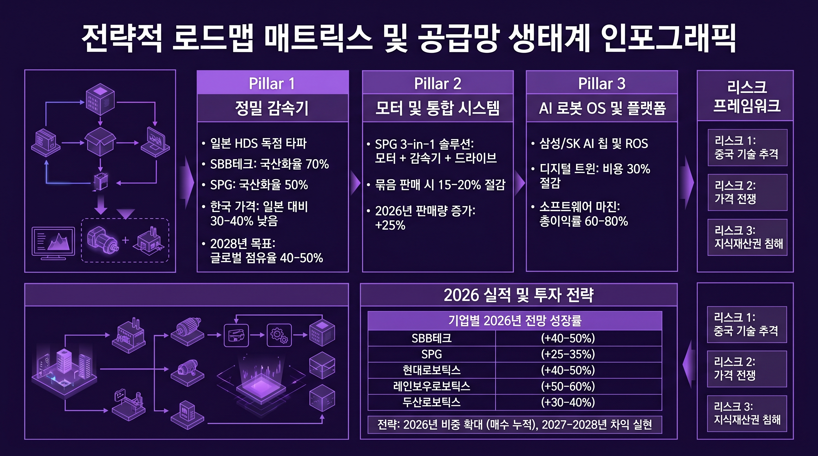 로봇 핵심 부품 시장, 감속기, 모터, AI 반도체