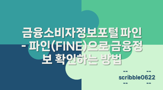 금융소비자정보포털 파인