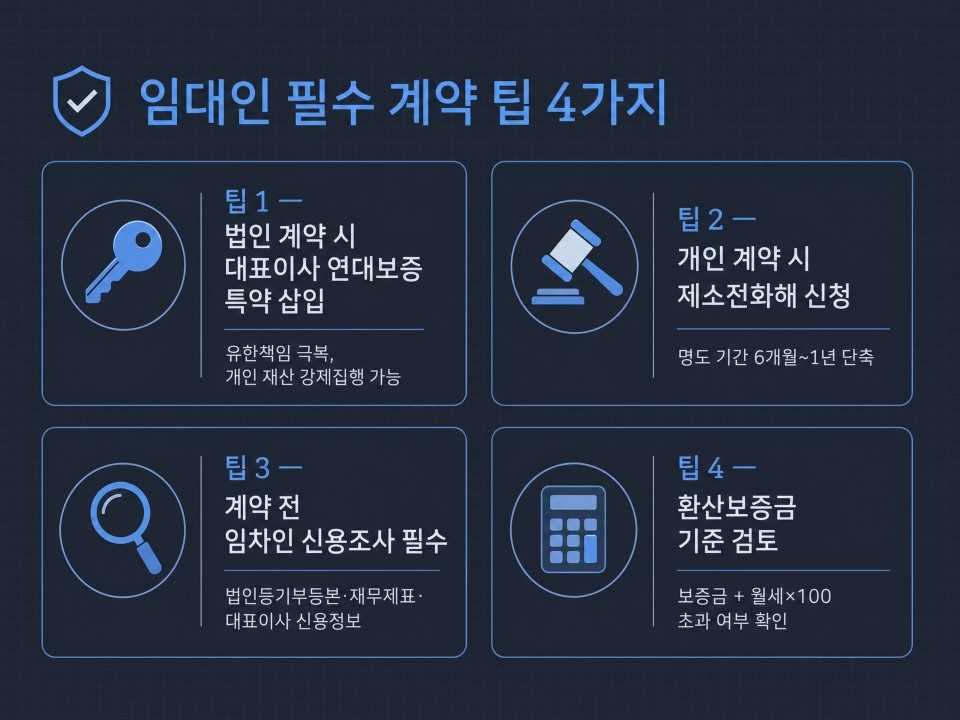 법인 임차인 vs 개인 임차인5