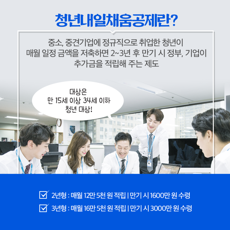 청년내일채움공제의 가장 큰 장점-궁금증