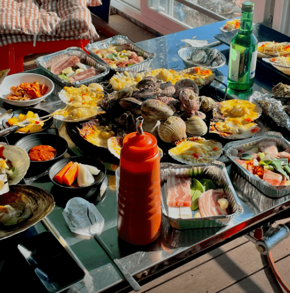 을왕리 조개구이 맛집 " 별빛조개포차 " 음식 사진