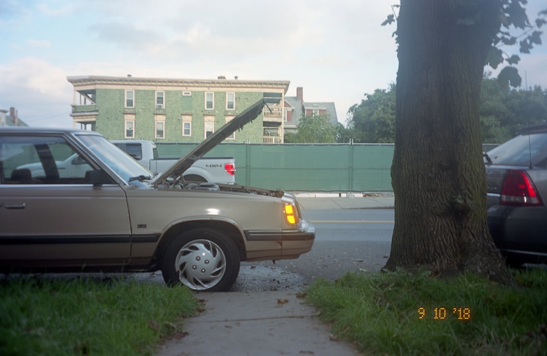 Van accident.
