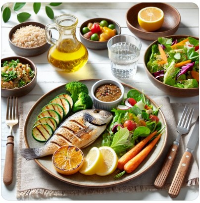 중 장년층 다이어트 생선 식단 이미지