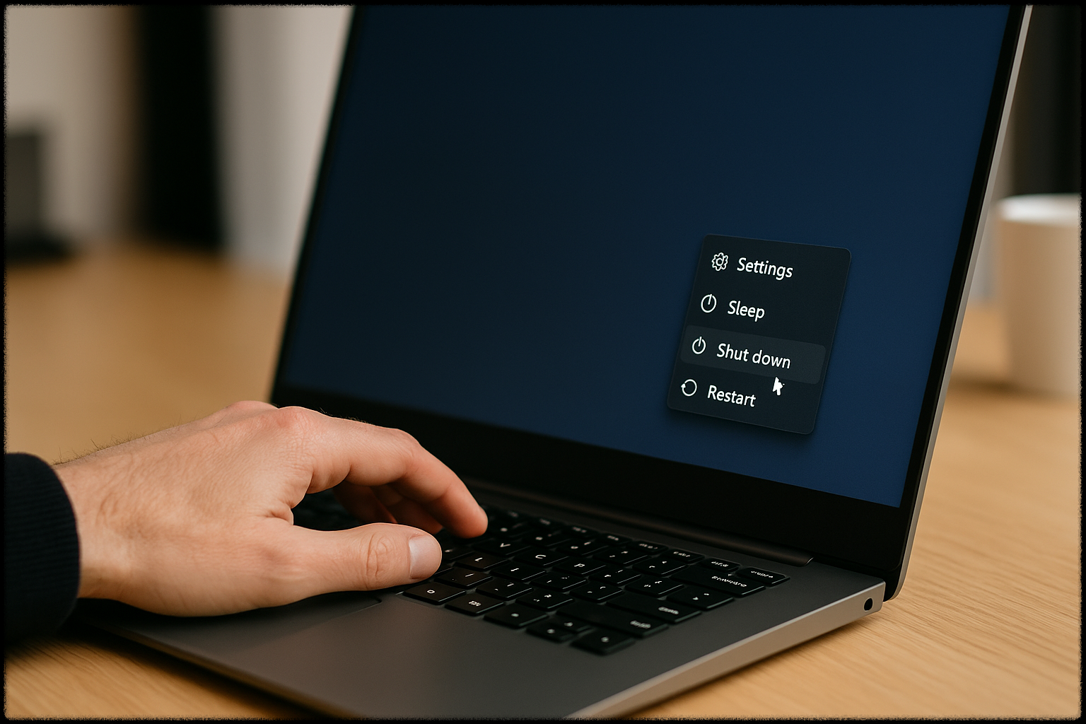 Windows 11 안전모드 진입 직전 화면