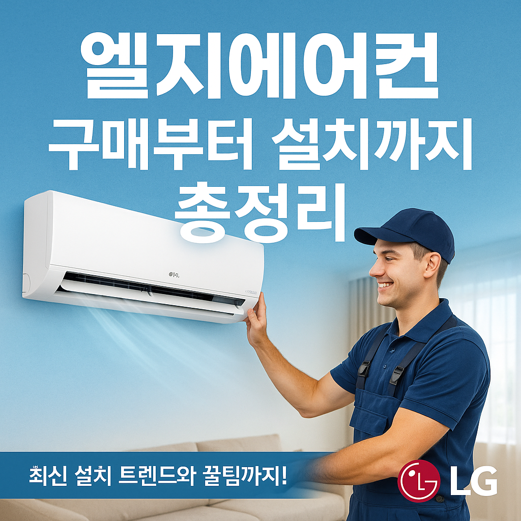 LG 에어컨, 2025년 최신 모델 구매부터 설치까지 완벽 총정리