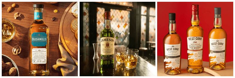 부쉬밀 10년, 제임슨 스탠다드, 웨스트콕 아이리쉬 사진