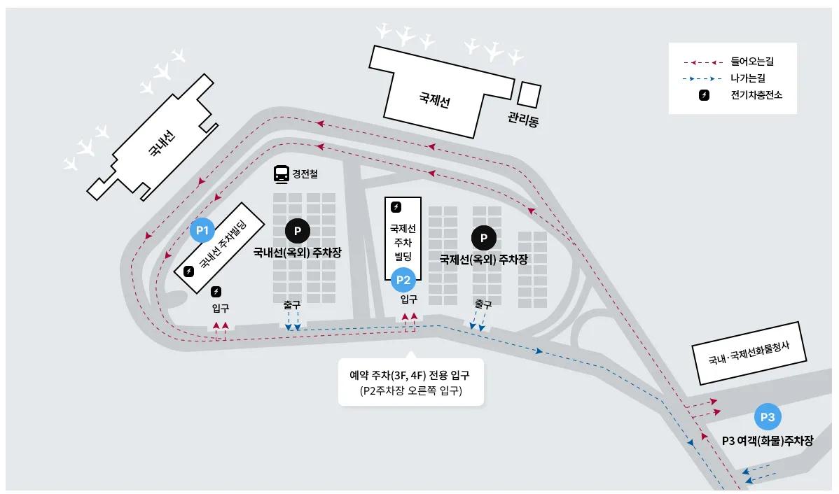 김해공항-주차장