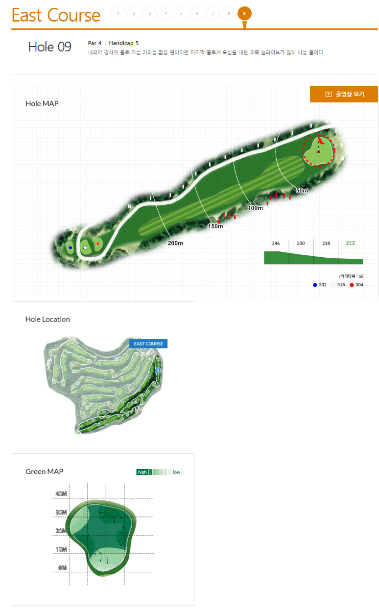 블루원 용인 CC 공략도 09