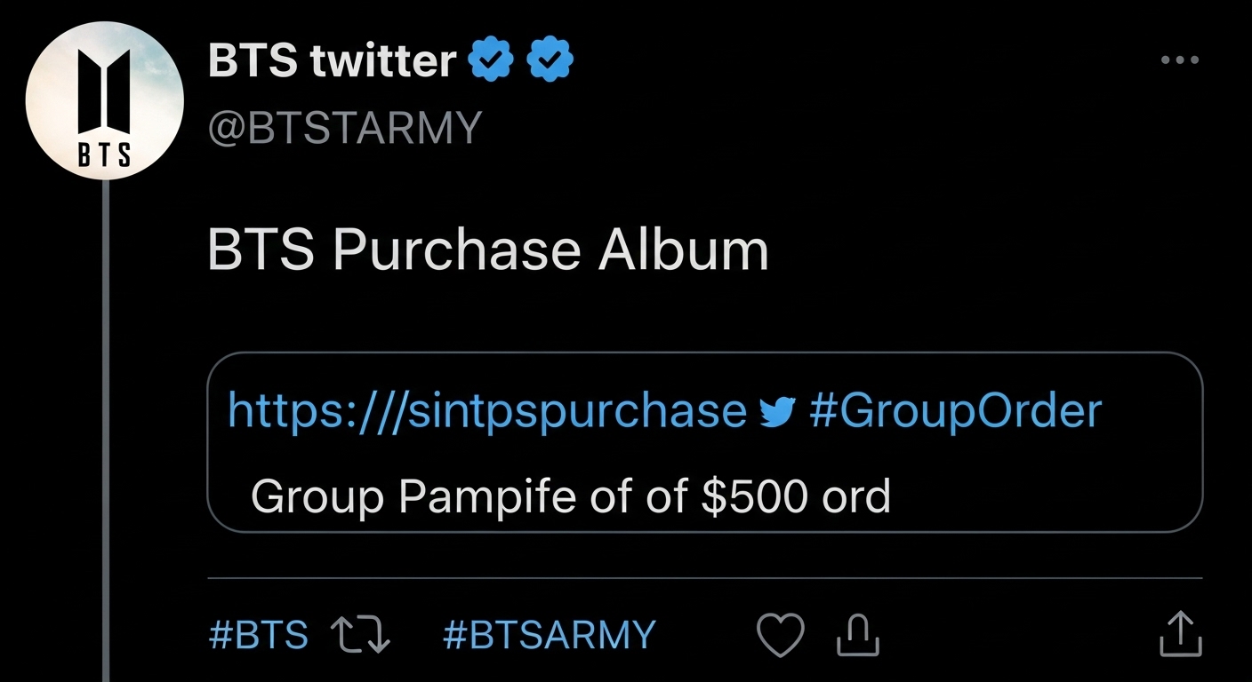방탄소년단 팬베이스 트위터 공동구매 링크 및 할인 가격 구매 방법