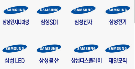 삼성그룹의 다양한 회사들