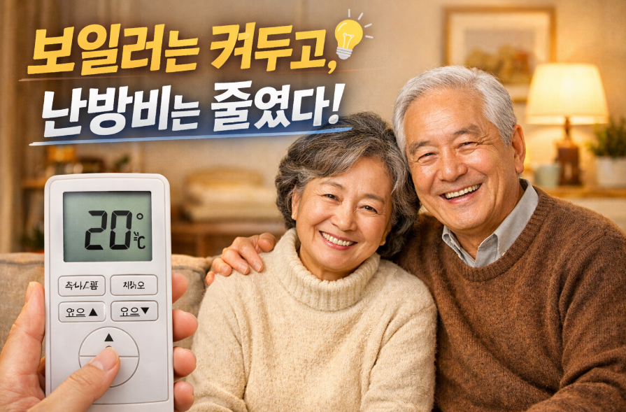 ‘난방비 폭탄’ 막는 법! 실제로 10만 원 아낀 은퇴 부부의 보일러 사용 비법