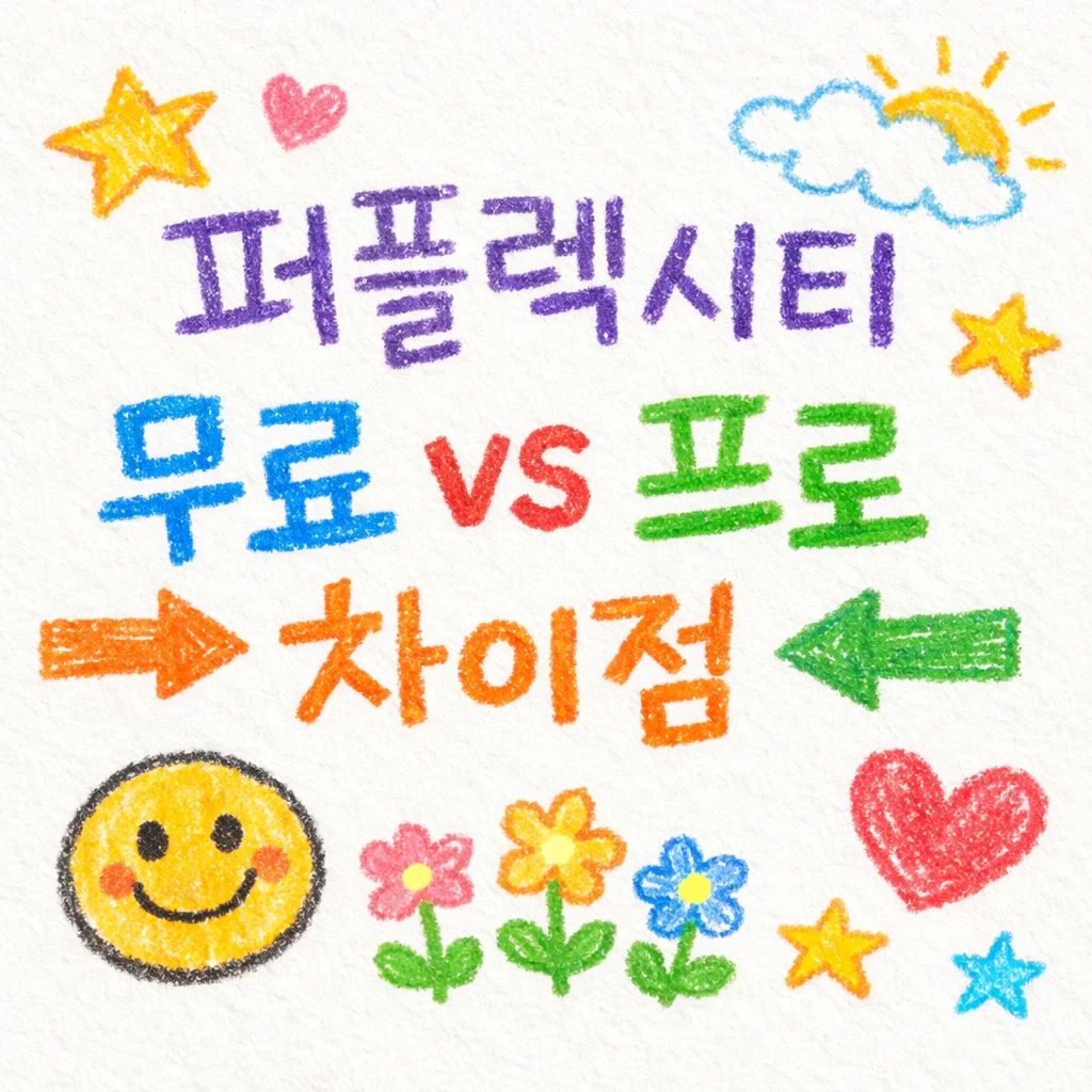 퍼플렉시티 무료 vs 프로 차이점