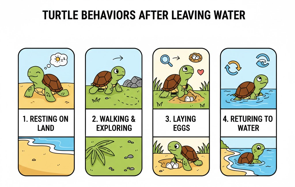 거북이가 물에서 나오는 꿈 해몽 - 숨겨진 행운이 모습을 드러낸다