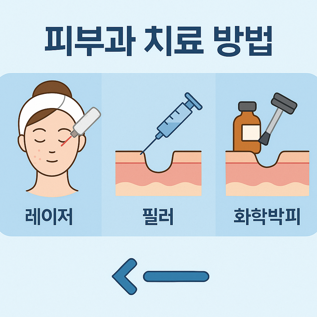 피부과 치료 방법 이미지