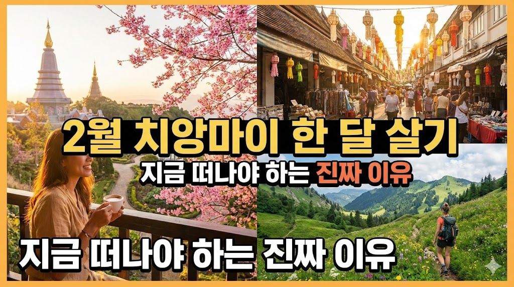 치앙마이 한 달 살기, 2월에 떠나야 하는 진짜 이유