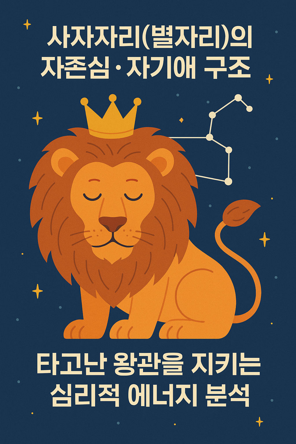 사자자리의 자존심·자기애 구조 — 타고난 왕관을 지키는 심리적 에너지 분석