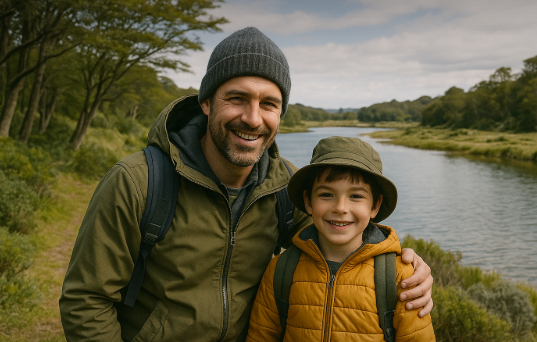 이슬라 마르틴 가르시아 아빠와 아들 여행사진