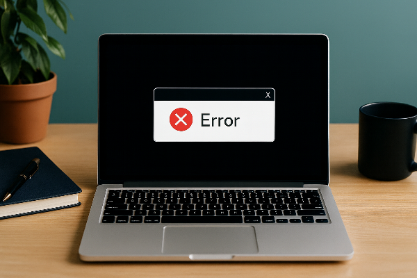 이미지 1. 부팅 단계에서 오류가 발생