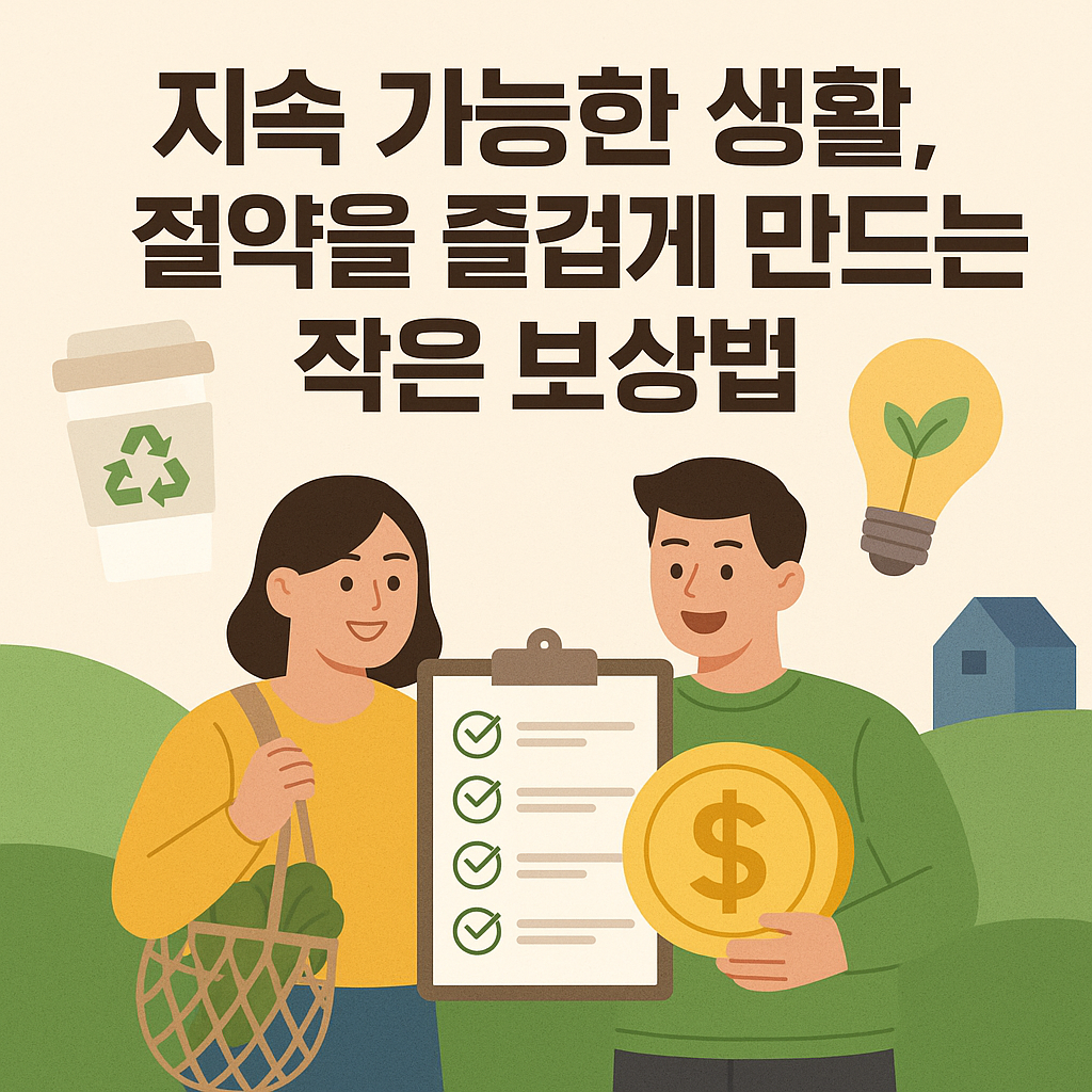 지속 가능한 생활, 절약을 즐겁게 만드는 작은 보상법