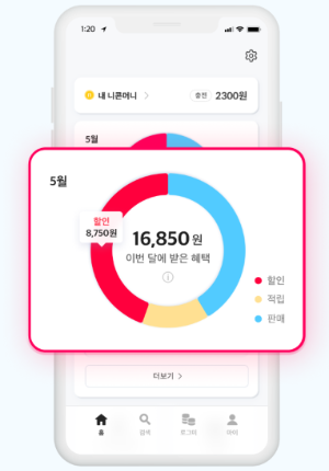 니콘내콘-정산화면