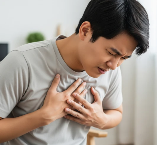 가슴 뻐근함 증상