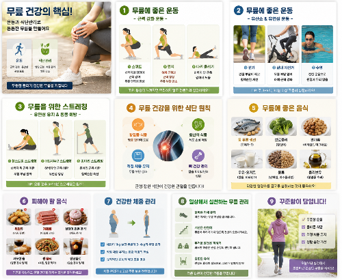 무릎 건강을 위한 3단계 관리법 &amp;#124; 관절통증 줄이는 핵심 생활습관 총정리