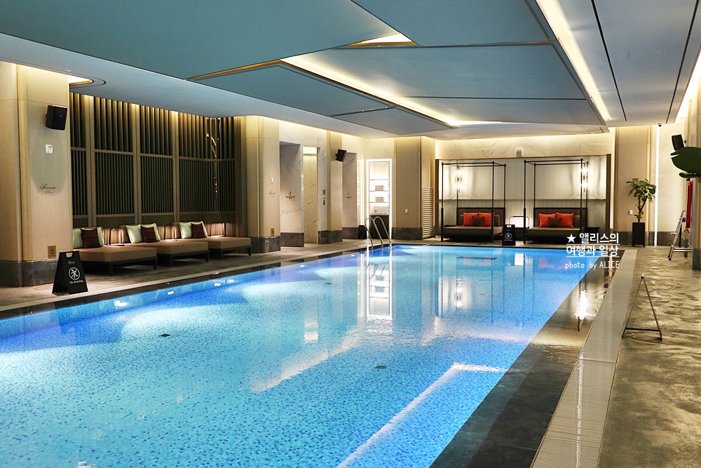페어몬트 앰배서더 서울 후기, 더 아트리움 라운지, 수영장 후기