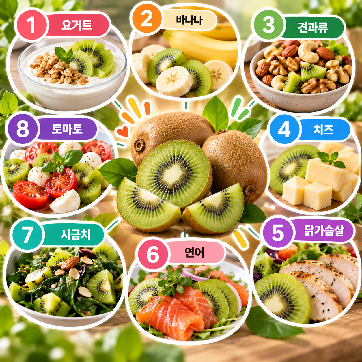 키위와 궁합 좋은 음식 조합