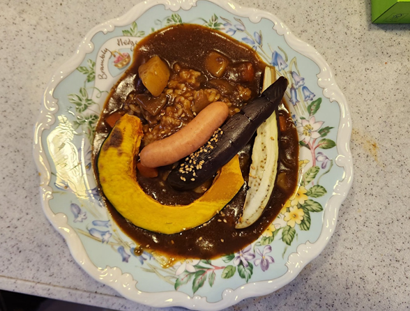 집에서 흉내내본 로지우라 커리 사무라이